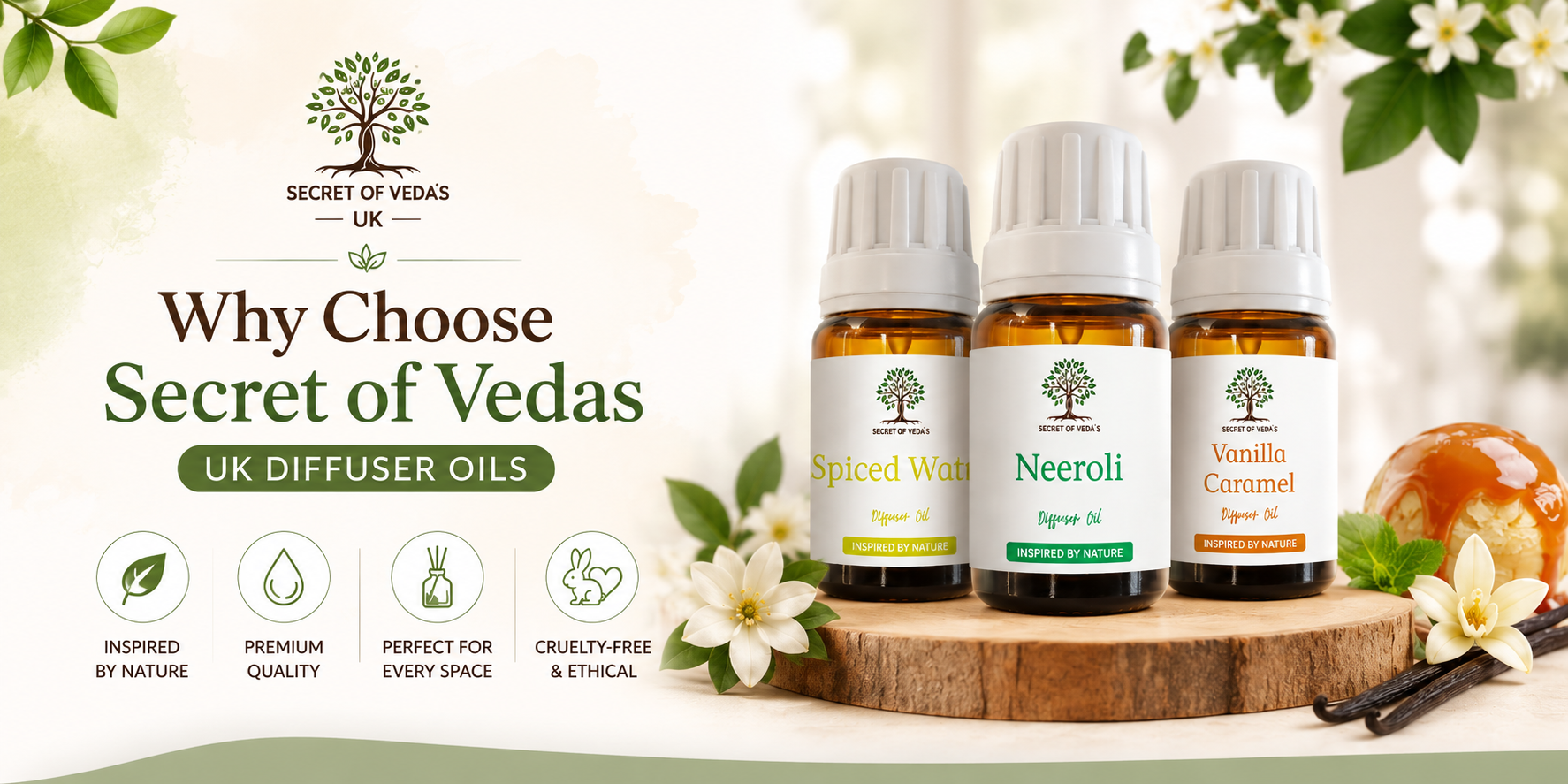 Why Choose Secret of Vedas UK Diffuser Oils? Premium Home Fragrance for Every Space
