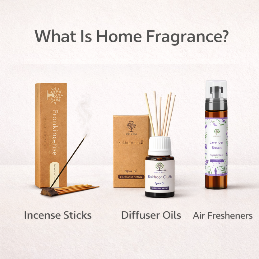 What is home fragrance showing incense sticks diffuser oils and air fresheners for beginners in UK homes