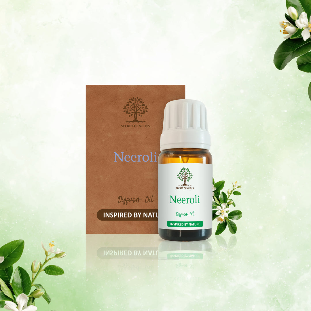 Neroli Diffuser Oil 10ml – Alcohol-Free Home Fragrance, Gift-Ready Box
