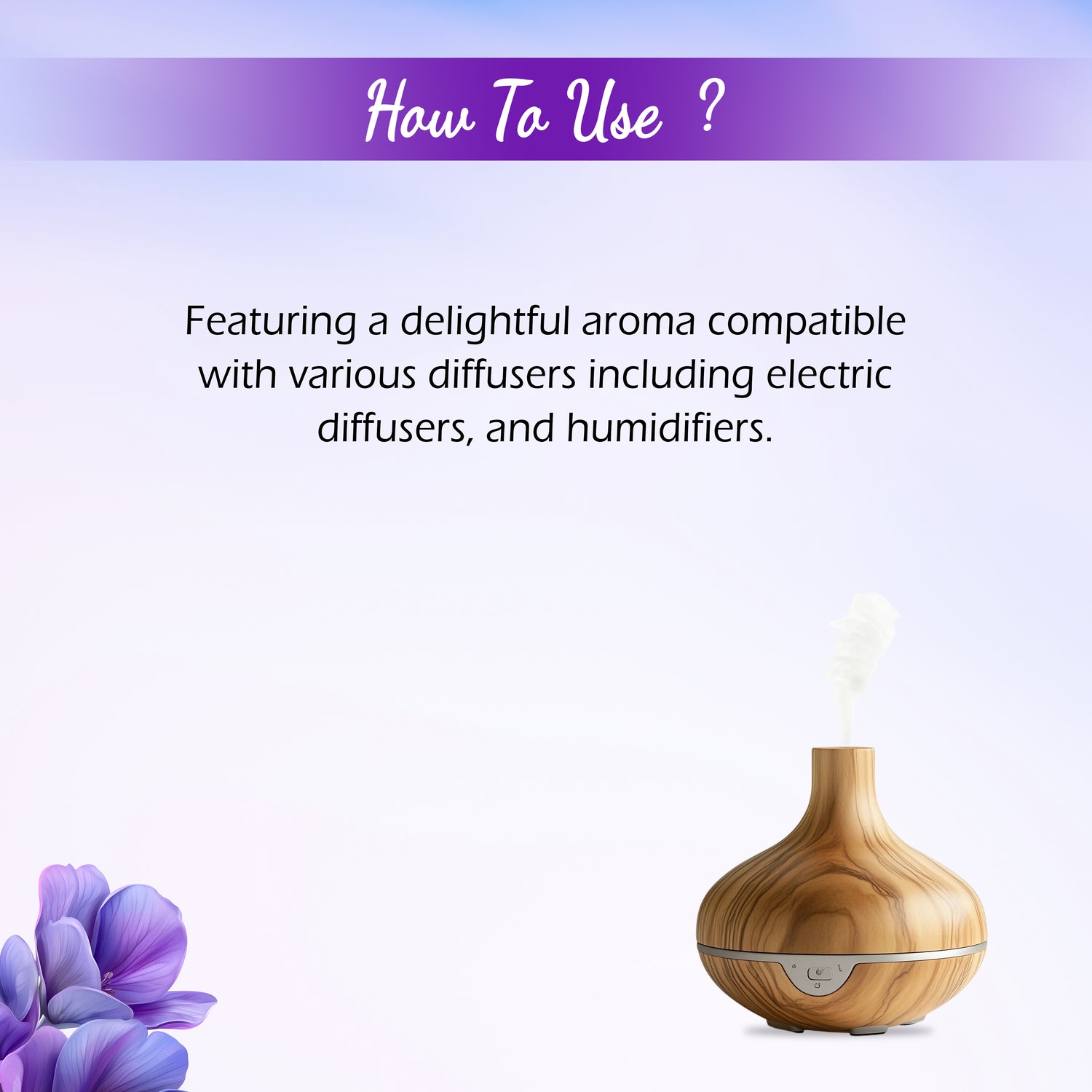 Floral Delight Diffuser Oil 10ml – Alcohol-Free Home Fragrance, Gift-Ready Box