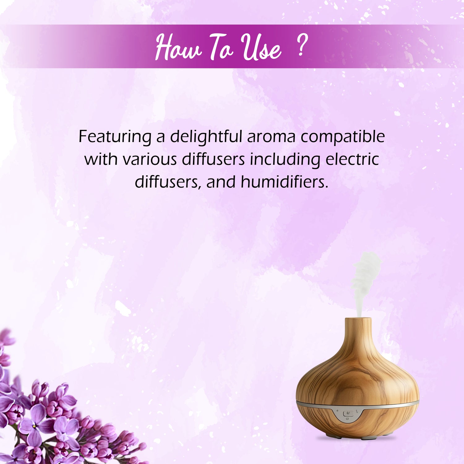 Lavender Diffuser Oil 10ml – Alcohol-Free Home Fragrance, Gift-Ready Box