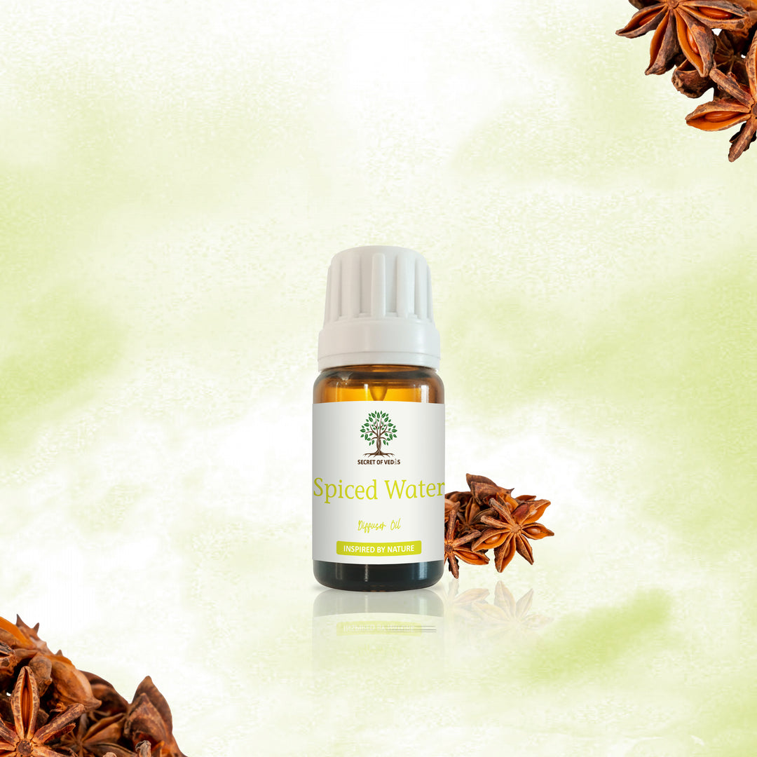 Spiced Water Diffuser Oil 10ml – Alcohol-Free Home Fragrance, Gift-Ready Box