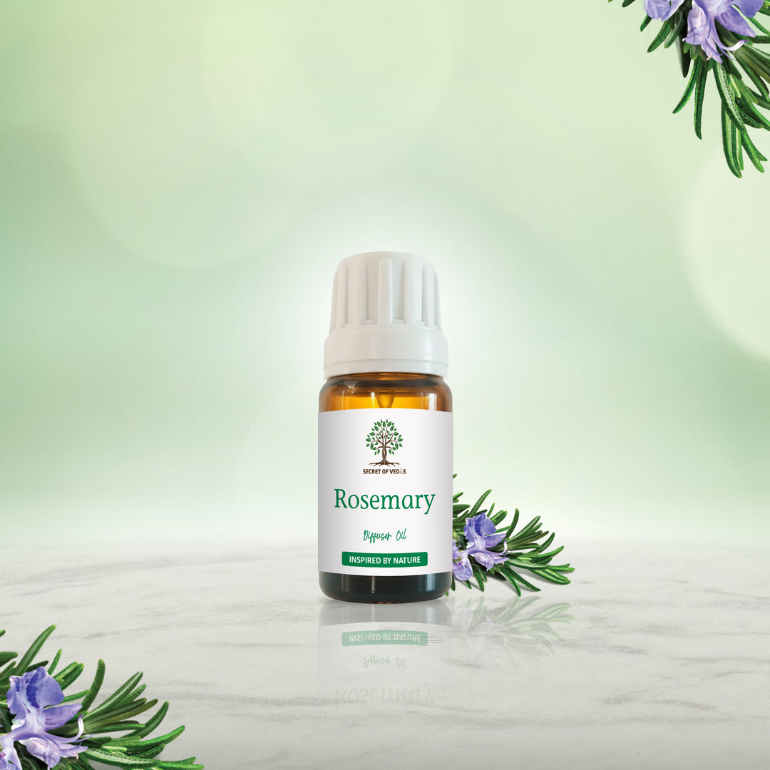Rosemary Diffuser Oil 10ml – Alcohol-Free Home Fragrance, Gift-Ready Box