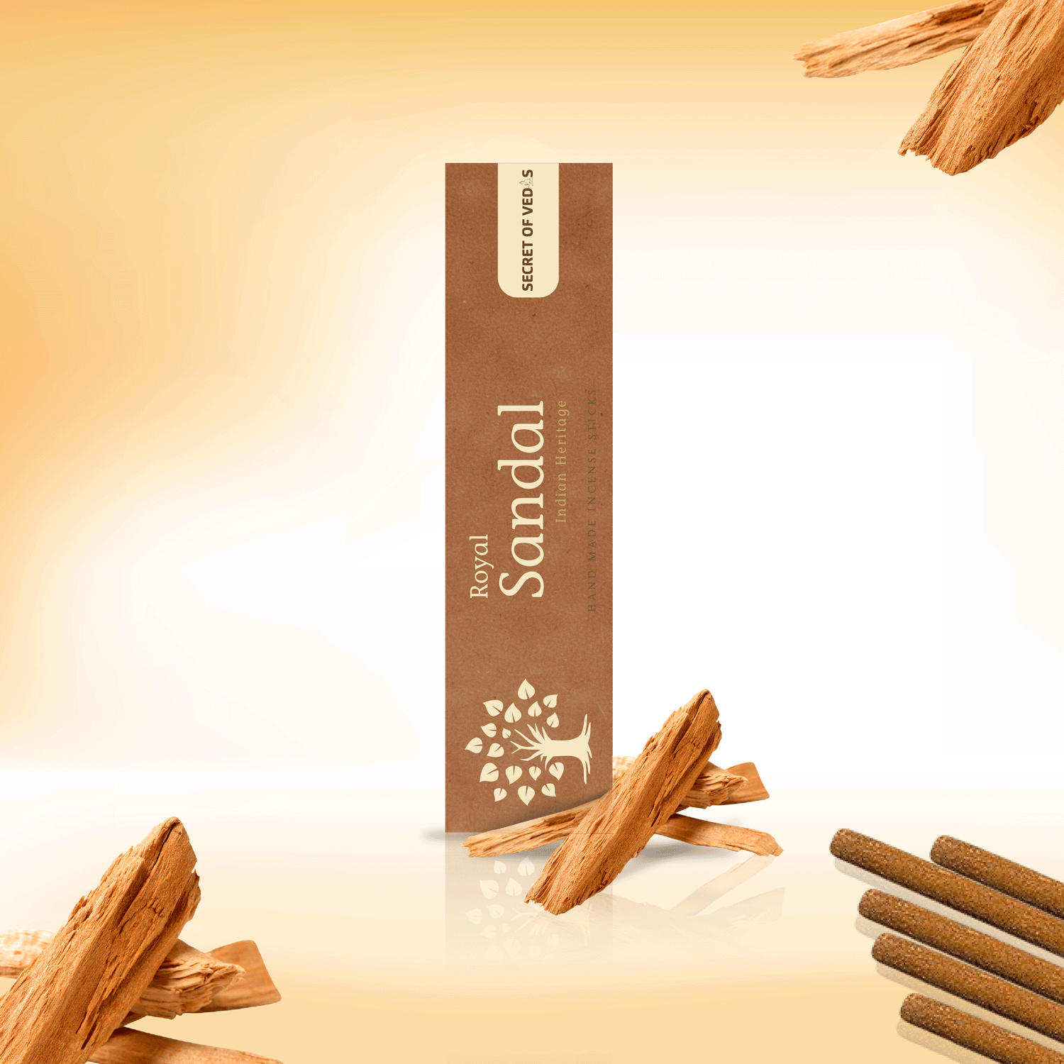 Royal Sandal Incense Sticks – Warm Woody Home Fragrance