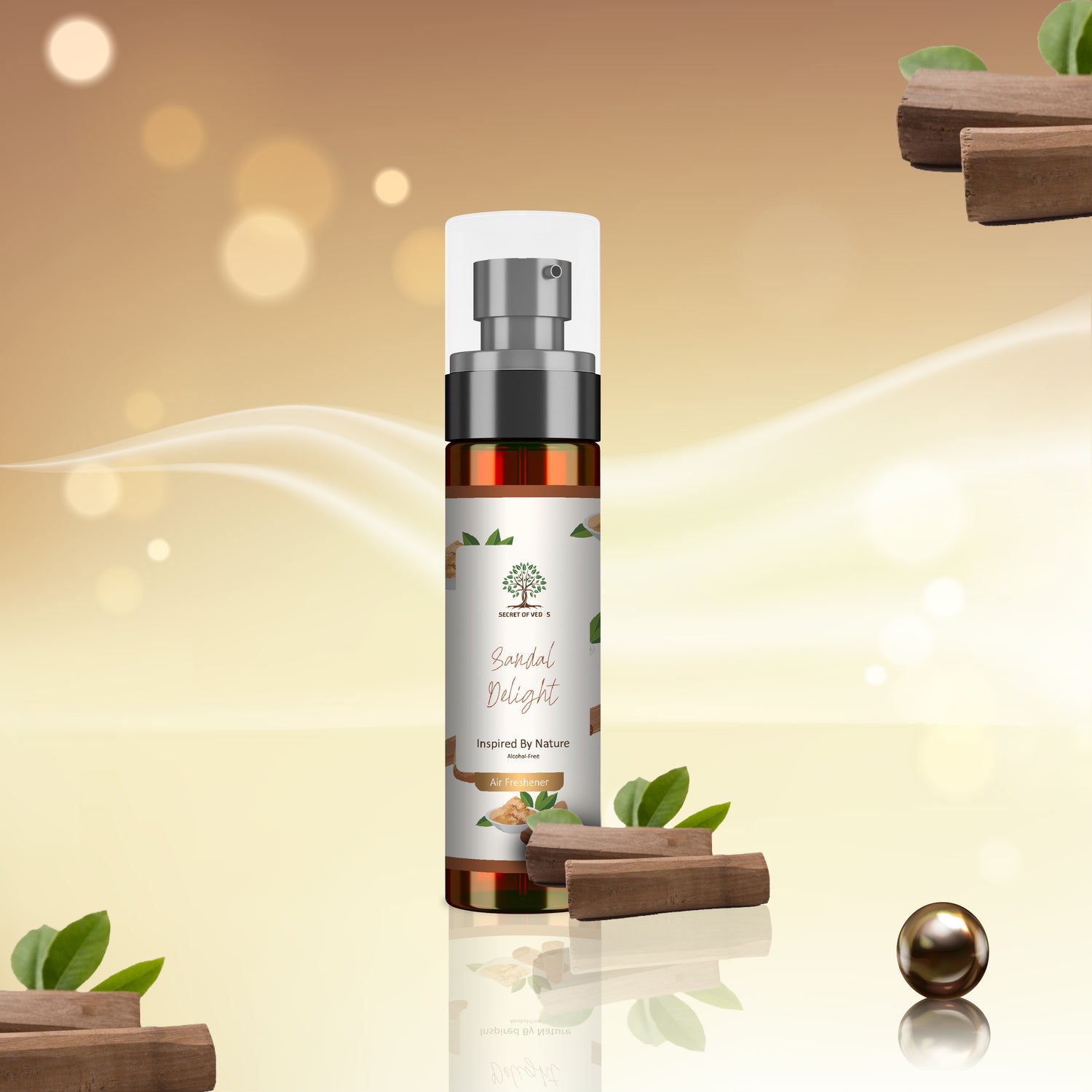 Sandal Delight Alcohol-Free Air Freshener Spray 100ml