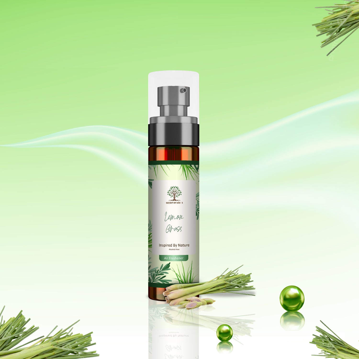 Lemon Grass Alcohol-Free Air Freshener Spray 100ml