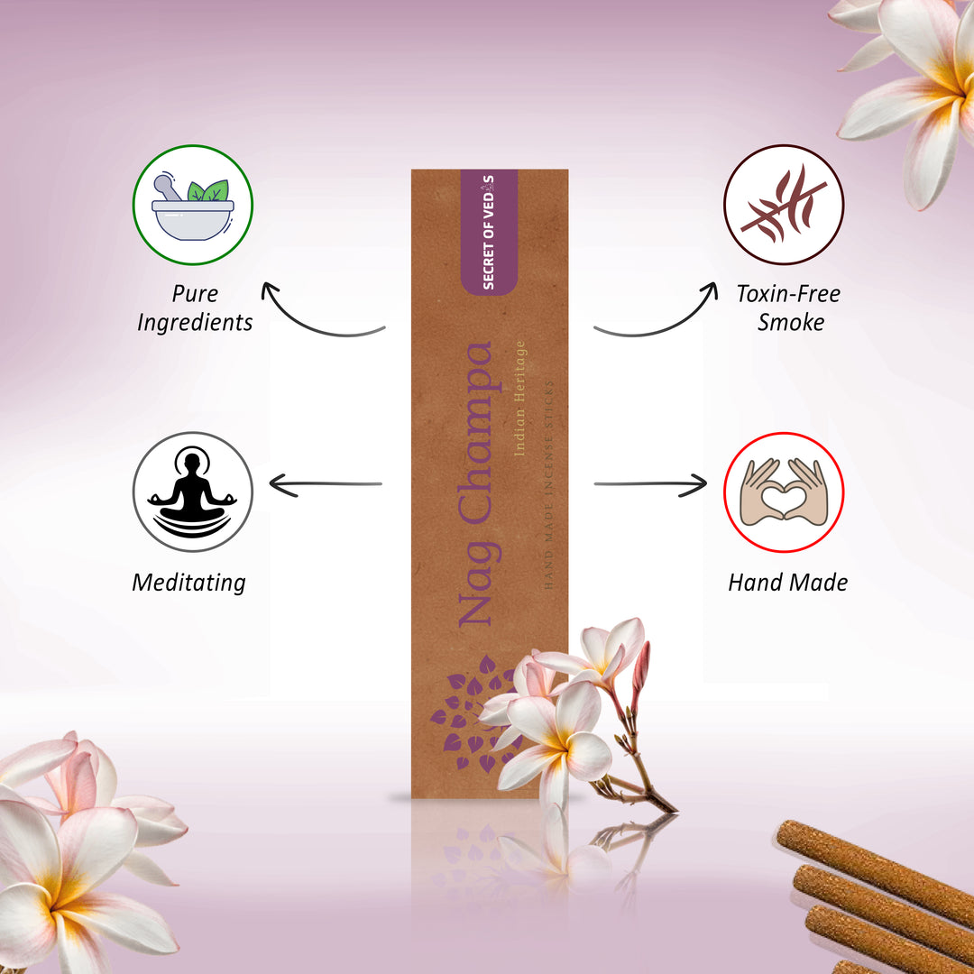 Nag Champa Incense Sticks – Floral Earthy Home Fragrance
