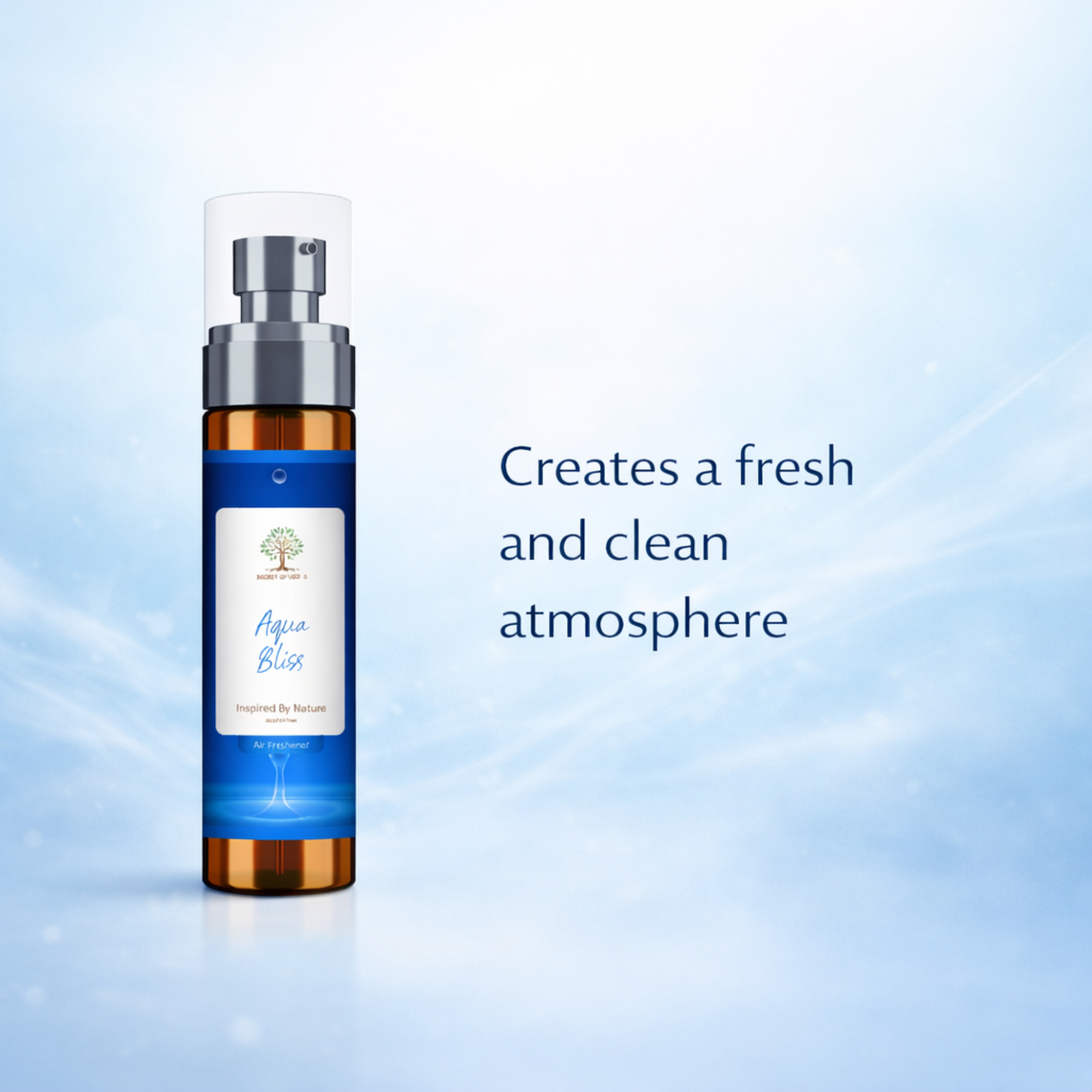 Aqua home fragrance spray fresh clean atmosphere blue airy scent UK