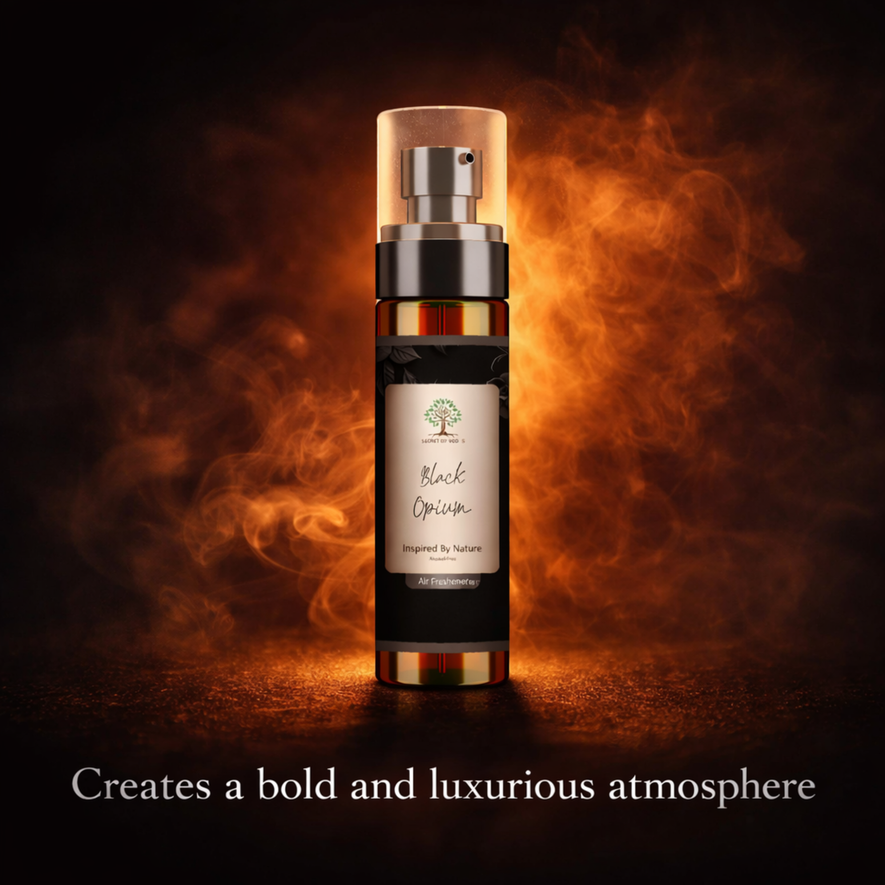 Black opium home fragrance spray bold luxurious dark atmosphere UK