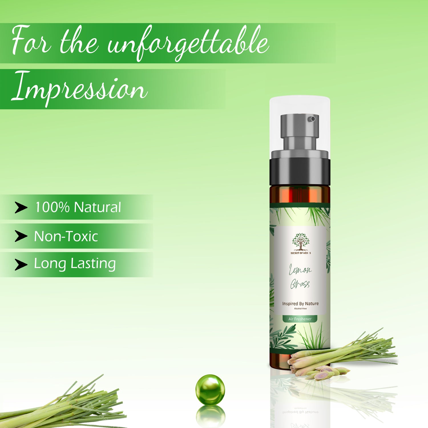 Lemon Grass Alcohol-Free Air Freshener Spray 100ml