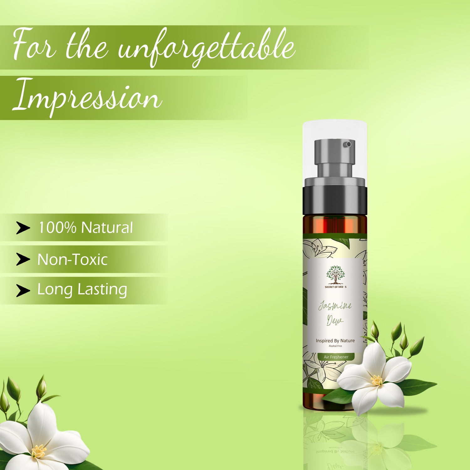 Jasmine Dew Alcohol-Free Air Freshener Spray 100ml