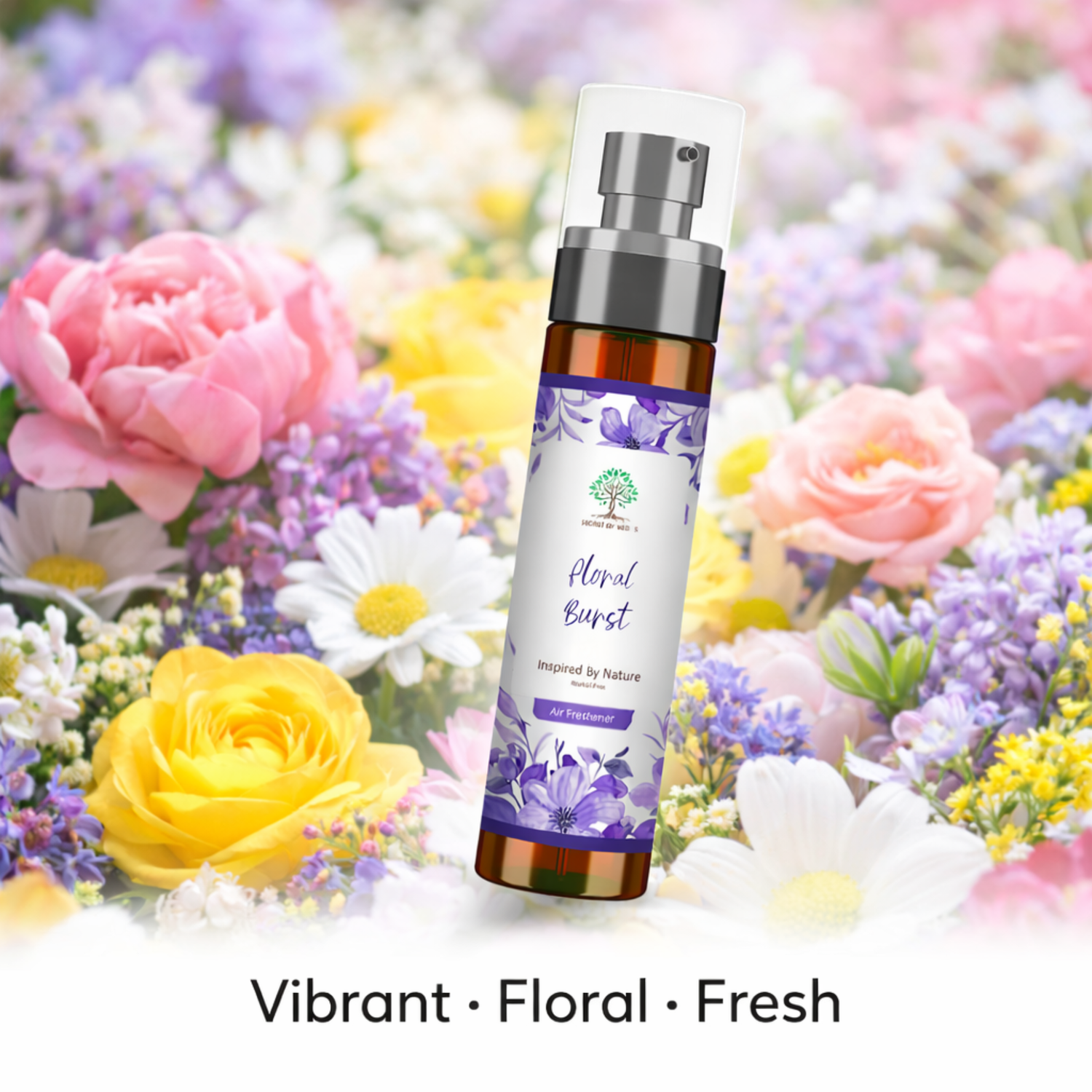 Floral burst room spray mixed flowers fragrance colourful floral home scent UK