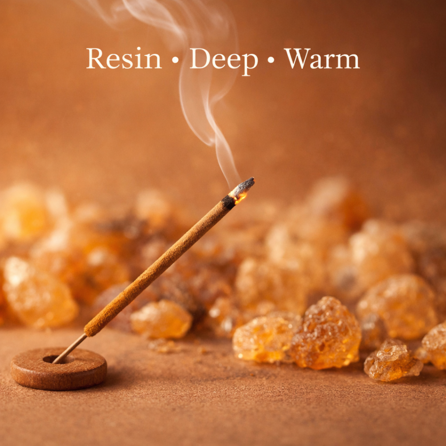 Frankincense incense burning resin smoke warm amber agarbatti UK