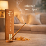Frankincense incense burning lifestyle calm home UK resin agarbatti