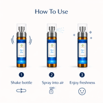 How to use air freshener spray step by step bottle shake spray instructions UK