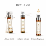 How to use golden dust air freshener spray step by step instructions UK
