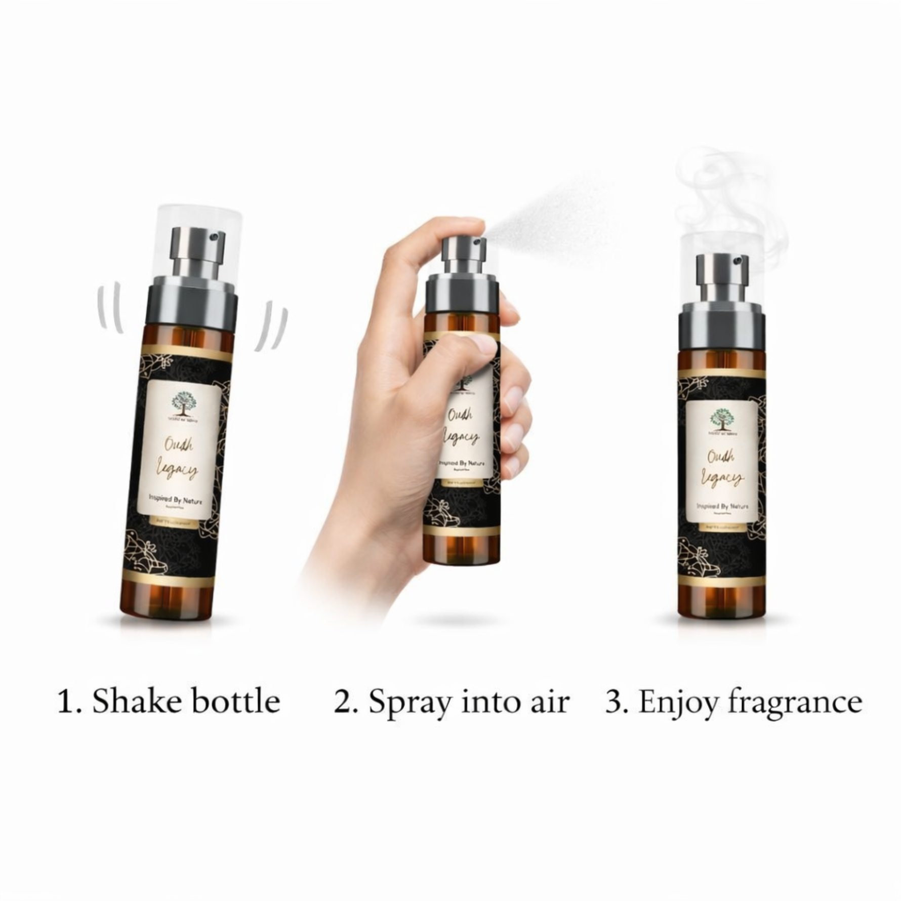 How to use oudh air freshener spray step by step instructions UK