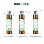 How to use lemongrass air freshener spray step by step instructions UK