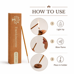 How to use frankincense incense sticks step by step agarbatti UK