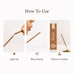 How to use incense sticks step by step lighting agarbatti UK