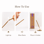 How to use nag champa incense sticks step by step agarbatti UK