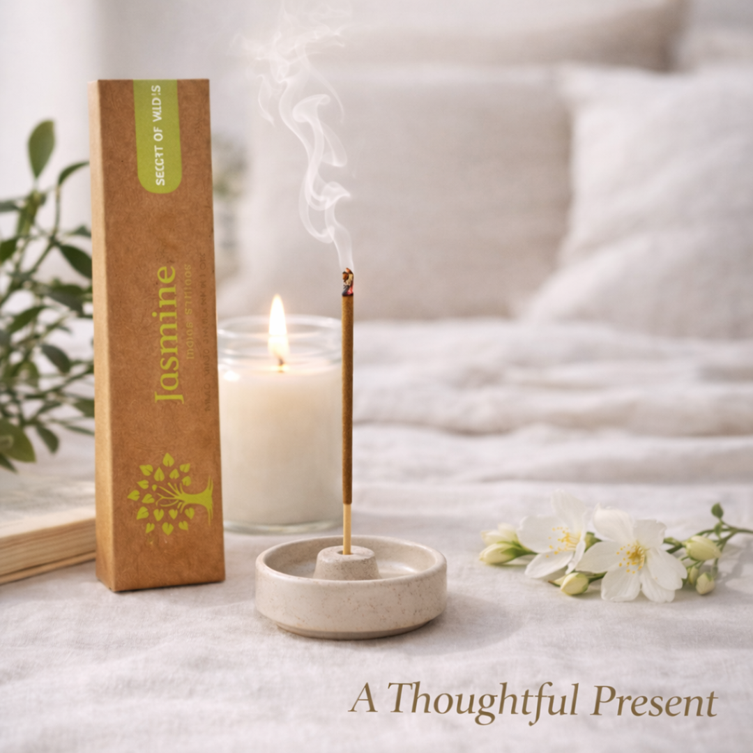 Jasmine incense sticks soft floral home fragrance for a gentle and calming atmosphere