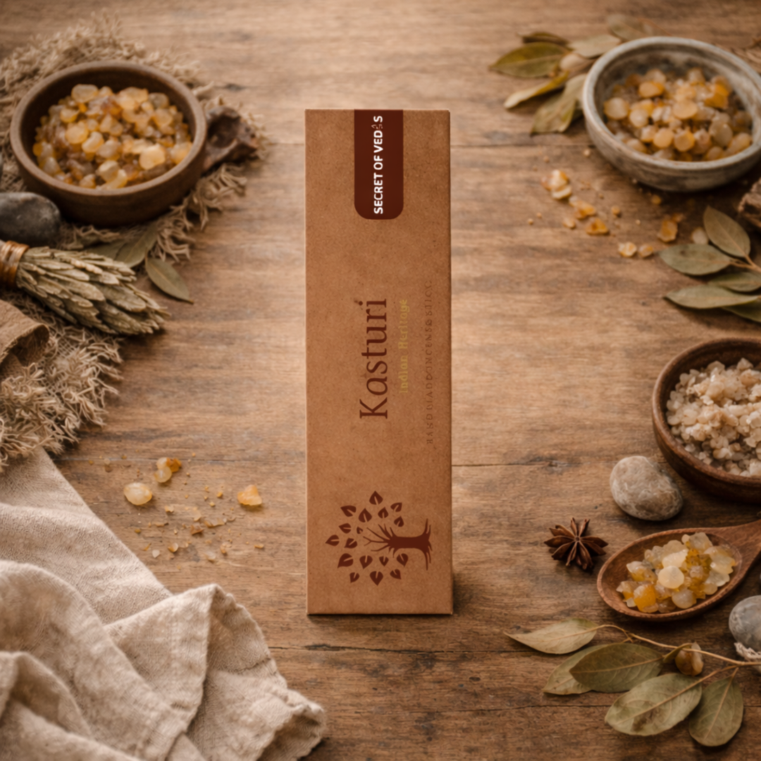 Kasturi incense sticks warm musky home fragrance for a rich and comforting atmosphere