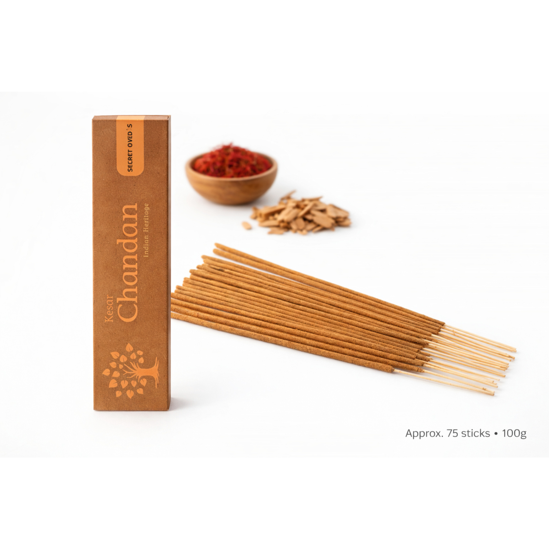 Kesar chandan incense sticks warm woody home fragrance for a rich and inviting atmosphere