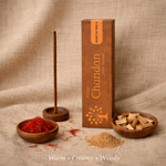 Kesar chandan incense sticks warm woody home fragrance for a rich and inviting atmosphere