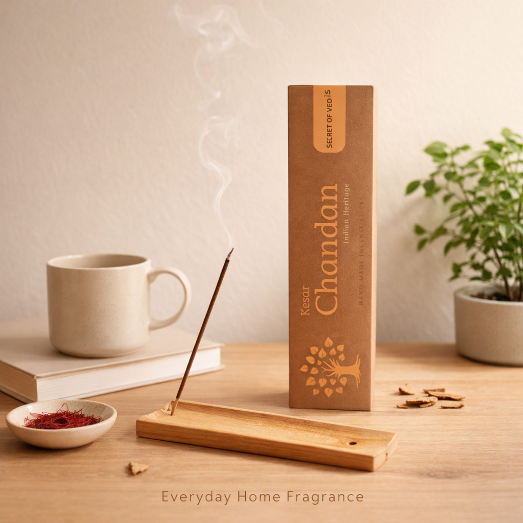 Kesar chandan incense sticks warm woody home fragrance for a rich and inviting atmosphere