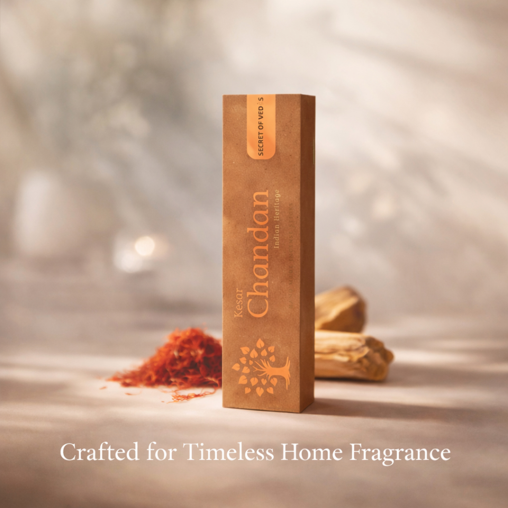 Kesar chandan incense sticks warm woody home fragrance for a rich and inviting atmosphere