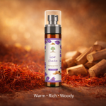 Kesar chandan room spray saffron sandalwood warm luxury fragrance UK
