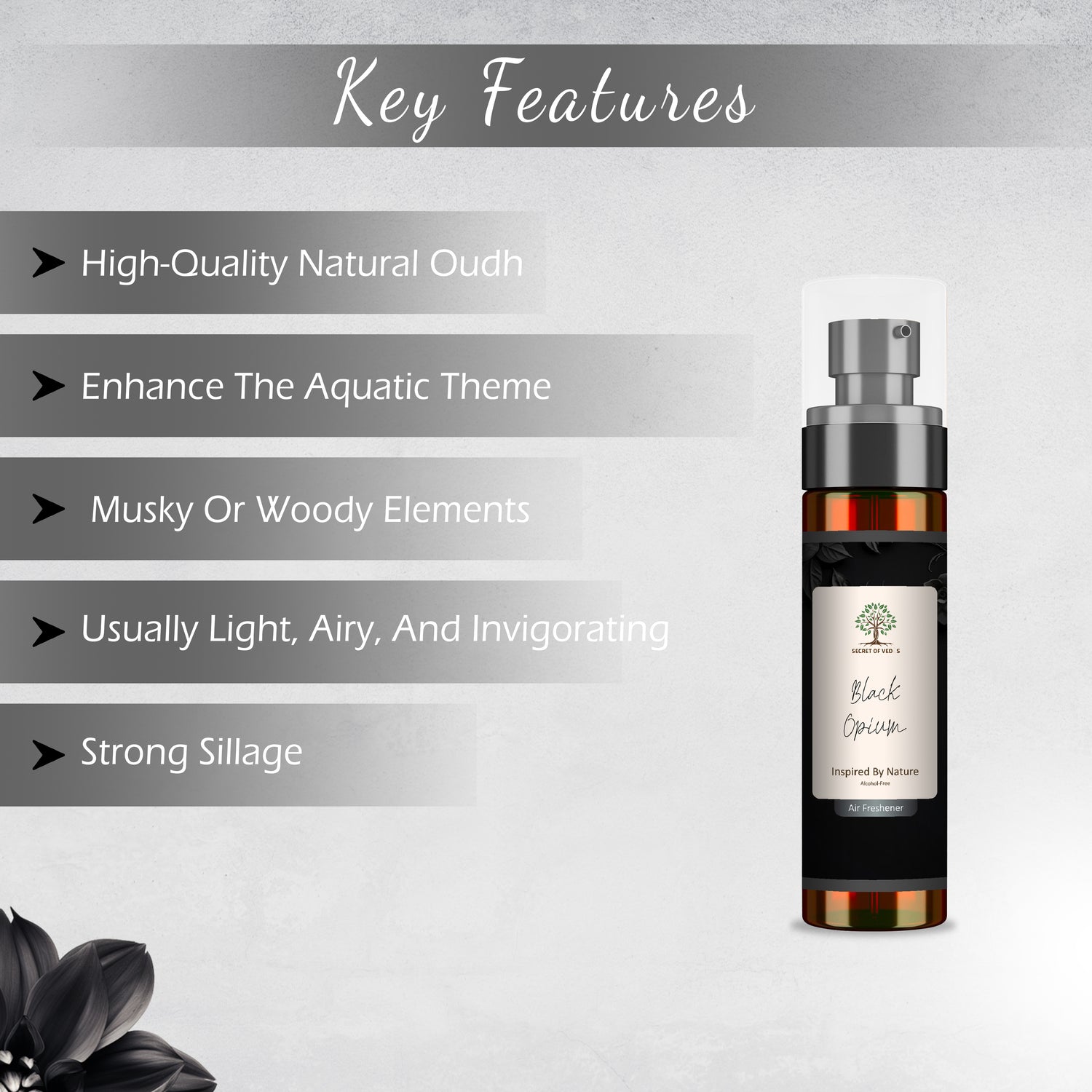 Black Opium Alcohol-Free Air Freshener Spray 100ml