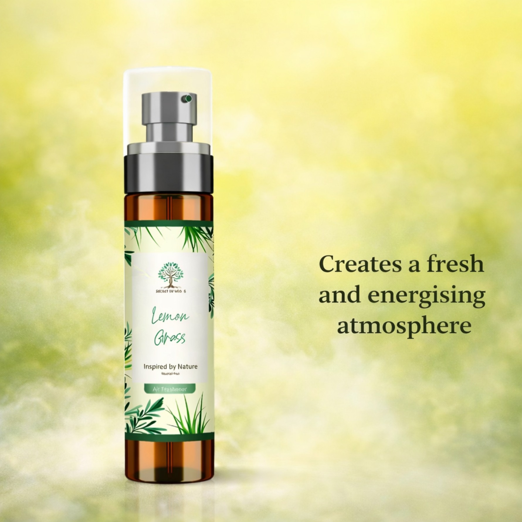 Lemongrass home fragrance spray fresh energising citrus atmosphere UK