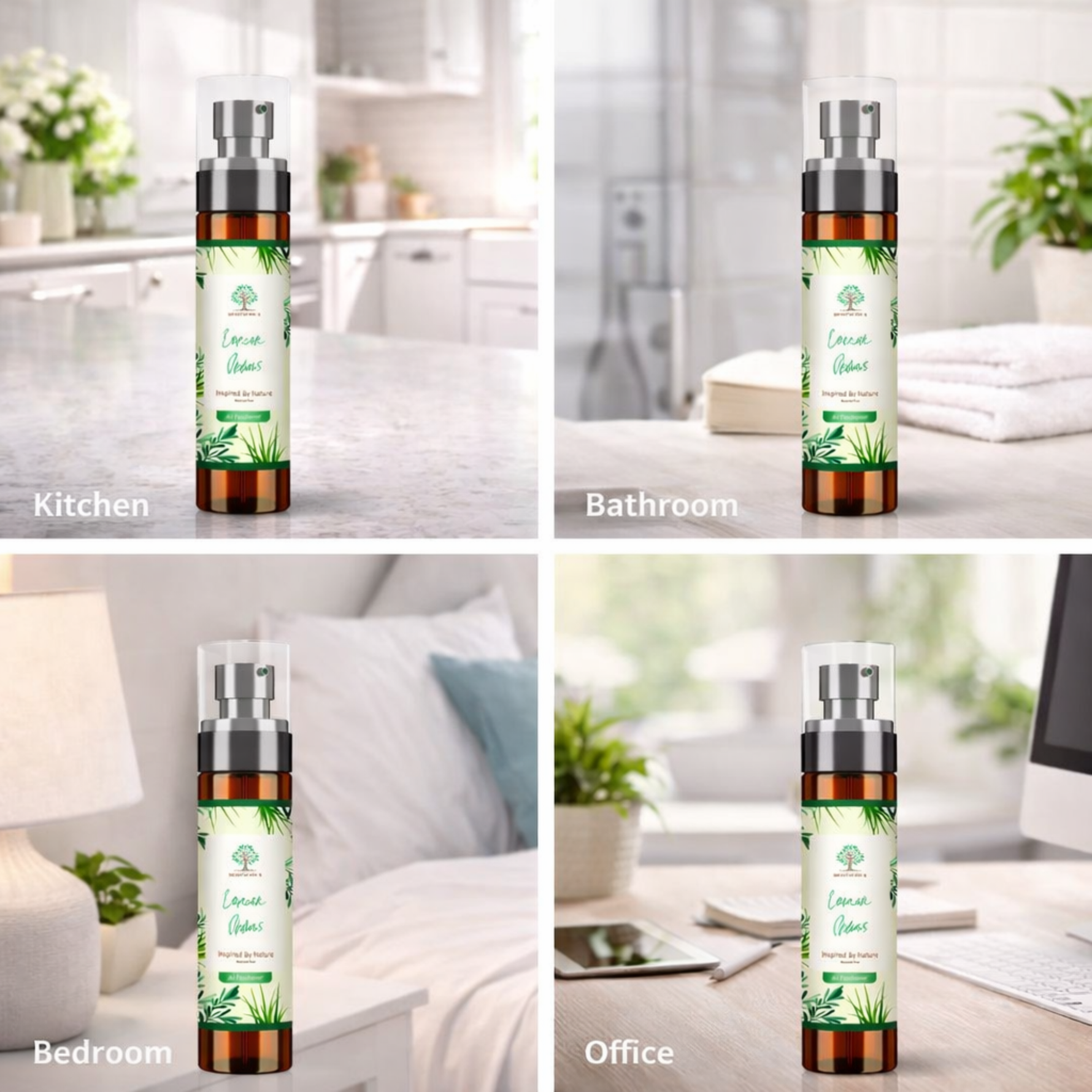 Lemongrass room spray multi room use kitchen bathroom bedroom office UK