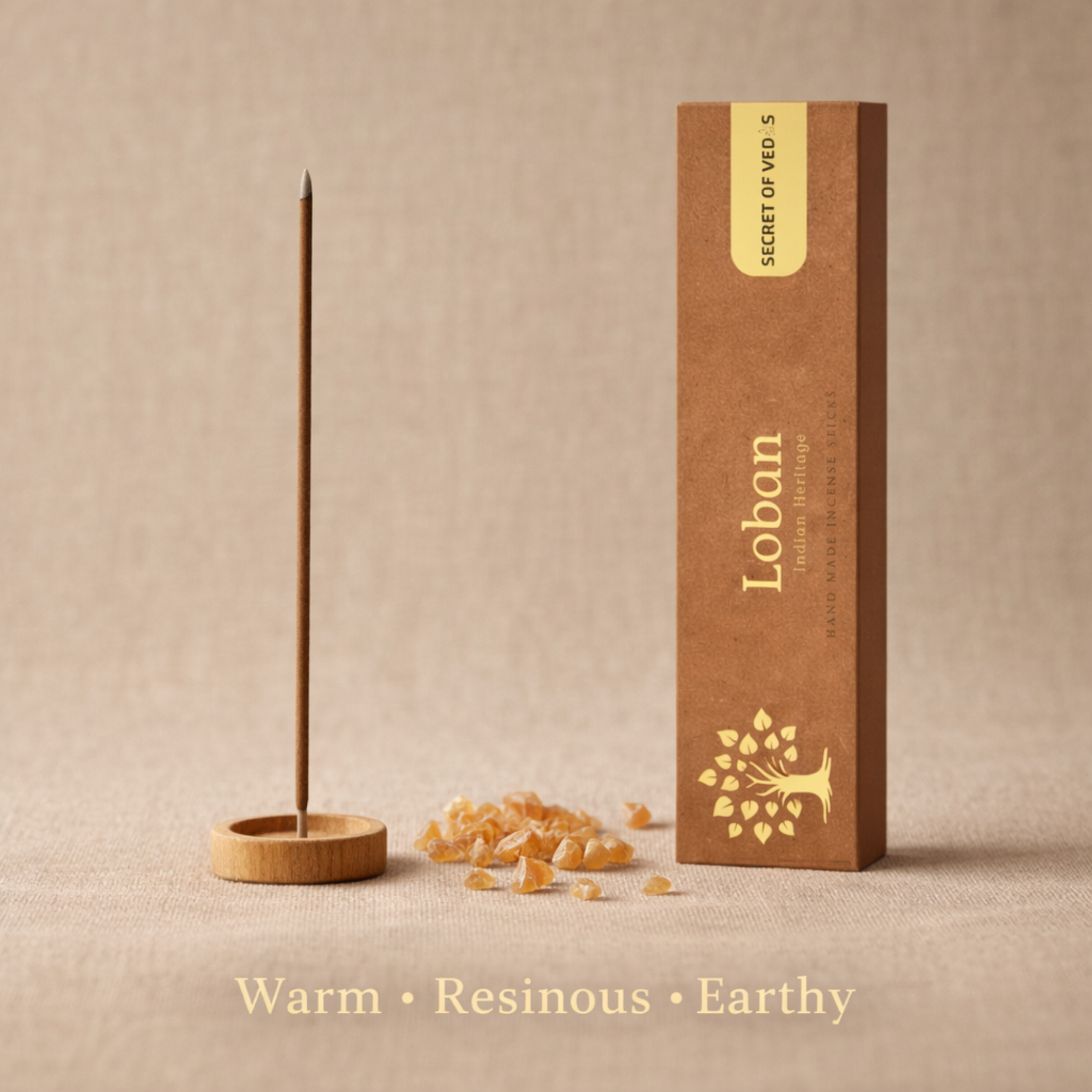 Loban incense sticks warm resinous home fragrance for a deep and comforting atmosphere