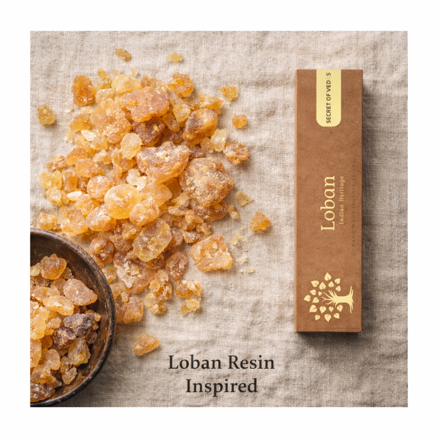 Loban incense sticks warm resinous home fragrance for a deep and comforting atmosphere