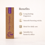 Nag champa incense benefits long lasting agarbatti floral fragrance UK