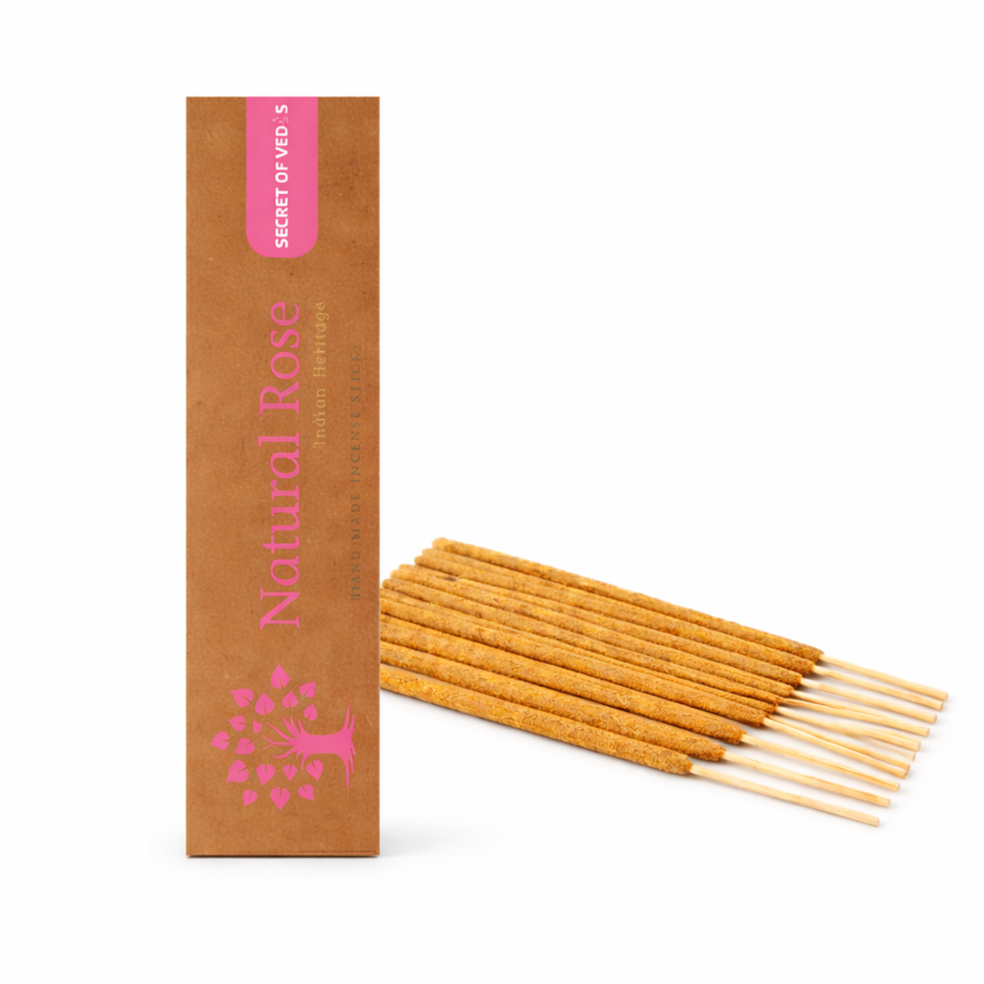 Natural rose incense sticks soft floral home fragrance for a delicate and elegant atmosphere