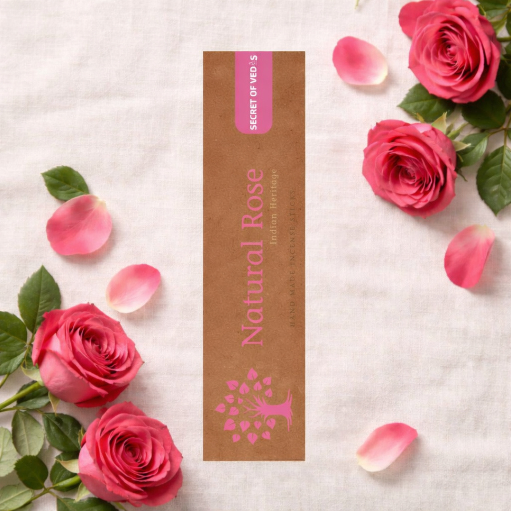 Natural rose incense sticks soft floral home fragrance for a delicate and elegant atmosphere