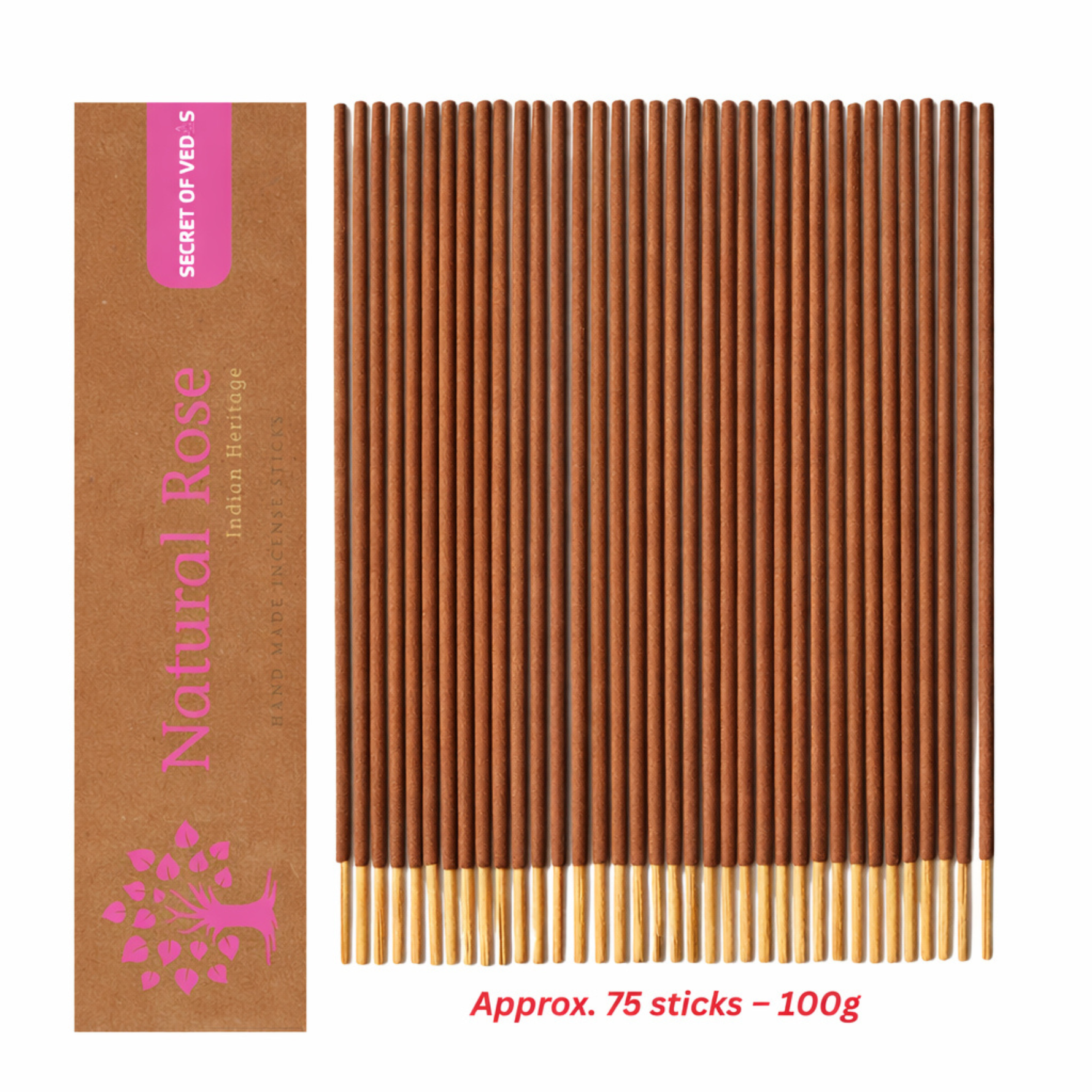 Natural rose incense sticks soft floral home fragrance for a delicate and elegant atmosphere