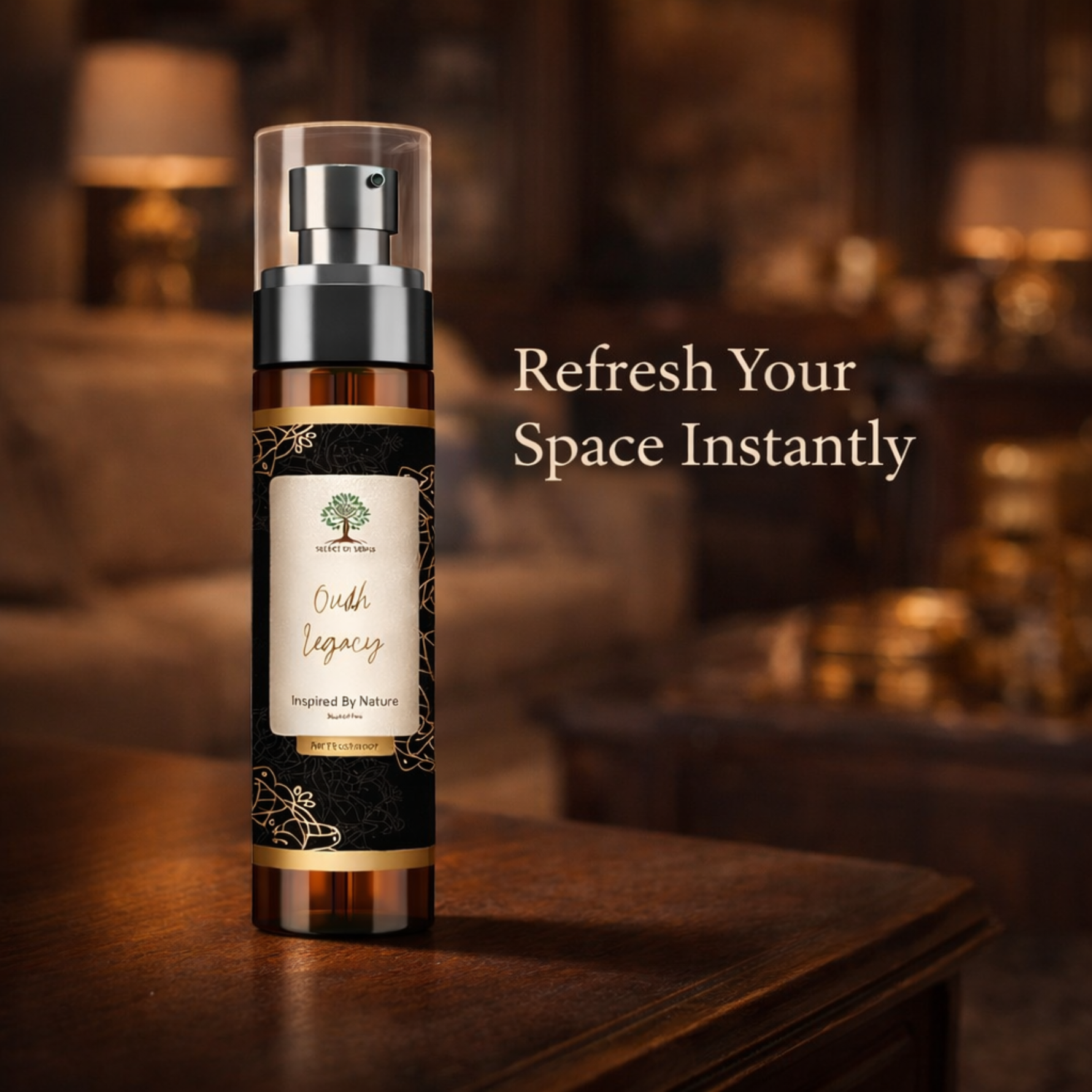 Oudh air freshener luxury living room UK premium oud home fragrance