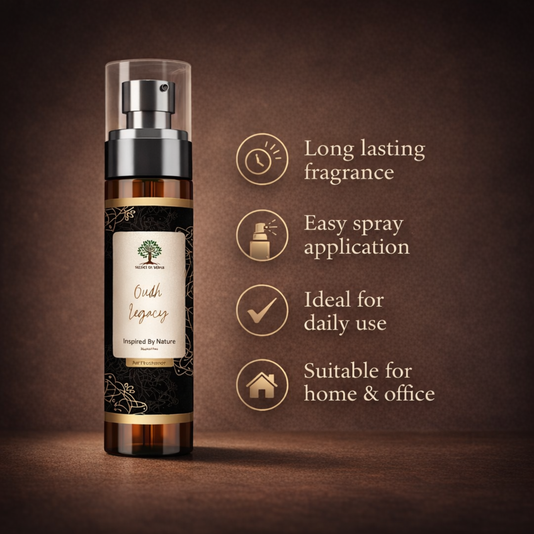 Oudh air freshener benefits long lasting luxury spray home fragrance UK