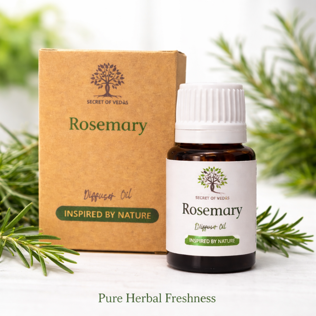 Rosemary diffuser oil with fresh green herbs natural home fragrance UK
