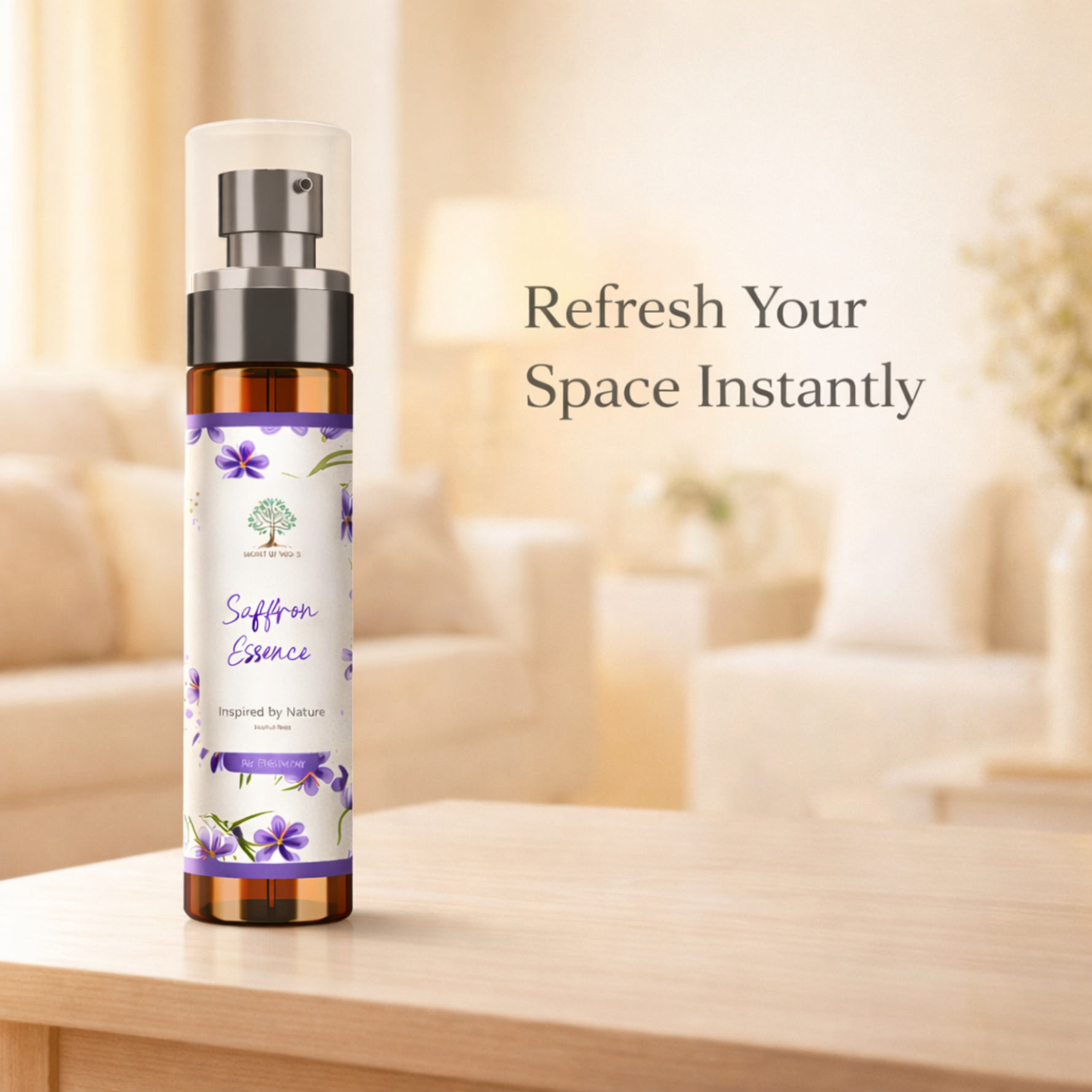 Saffron breeze air freshener bright warm home interior UK light fragrance