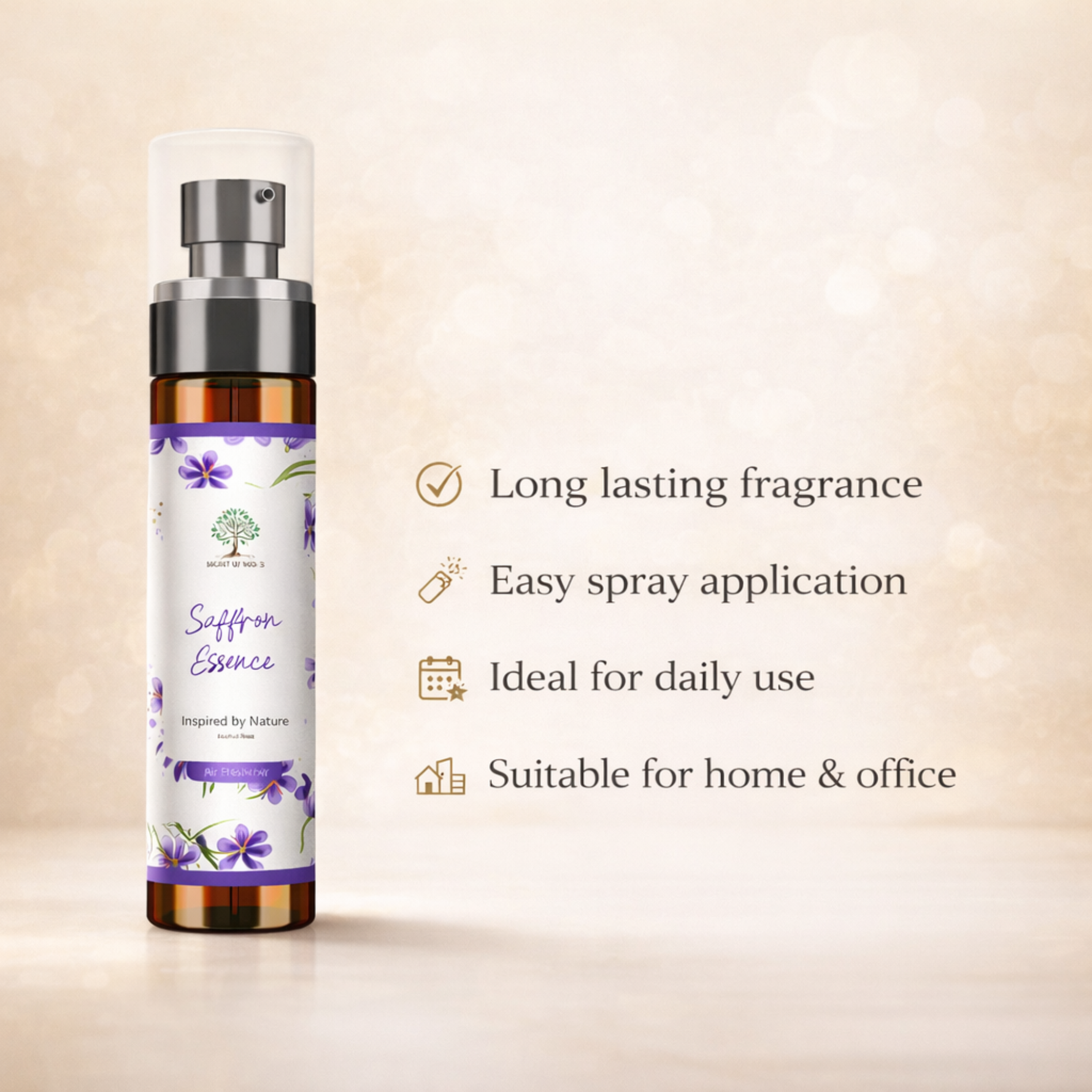 Saffron breeze air freshener benefits light saffron spray home fragrance UK