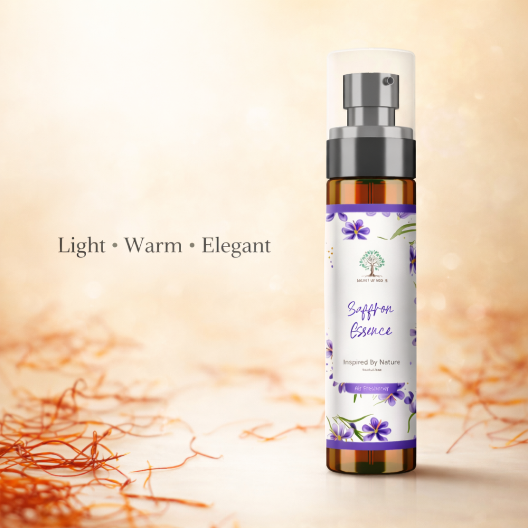 Saffron breeze room spray light saffron fragrance golden airy home scent UK