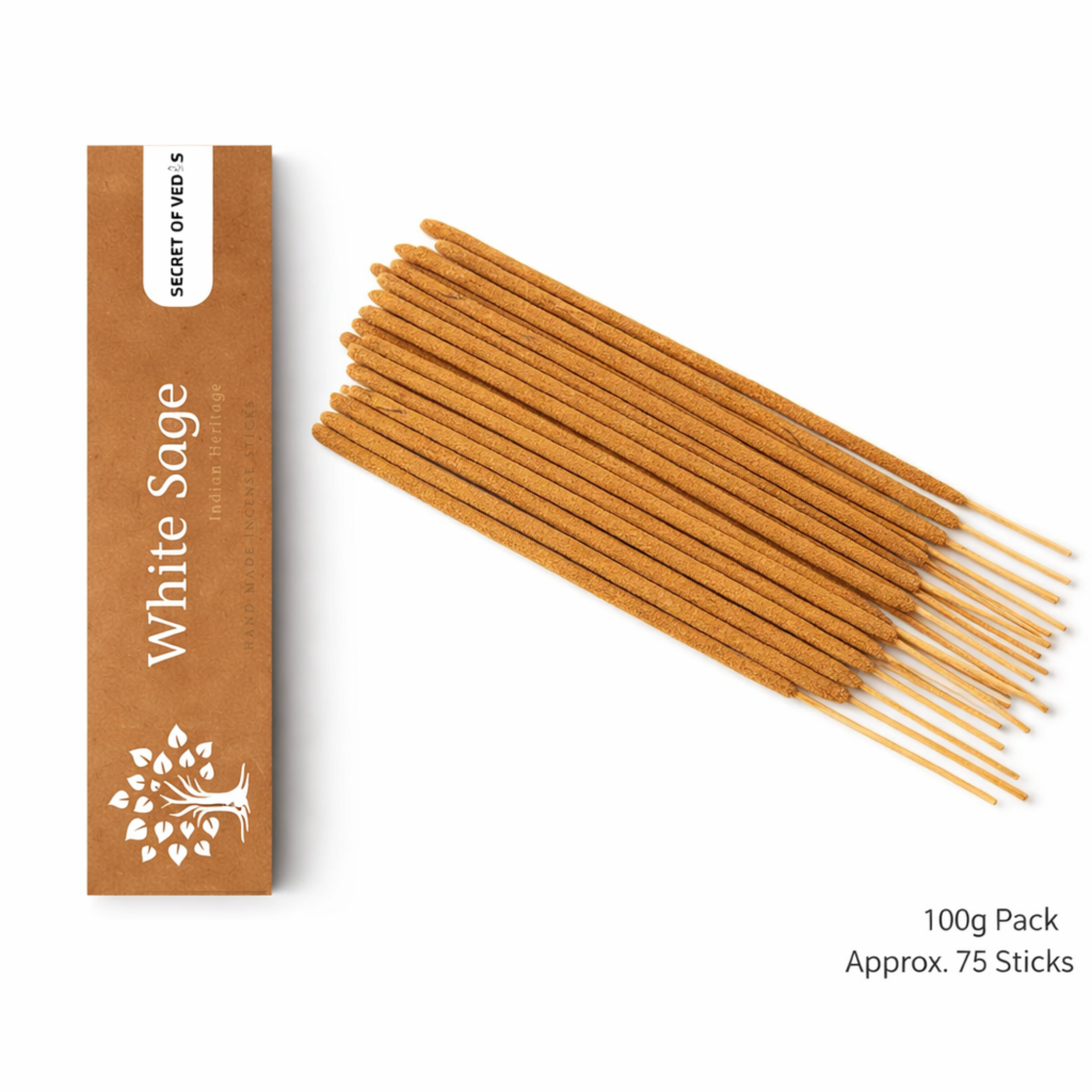 White sage incense sticks fresh earthy home fragrance for clean and refreshing atmosphere